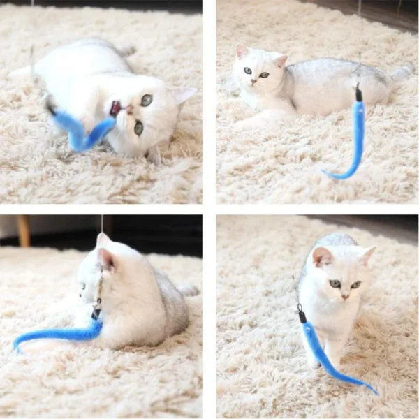 Plush Cat Toy Worms - Image 6