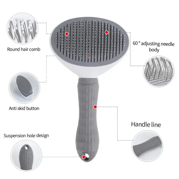 Grooming Pet Brush - Image 4